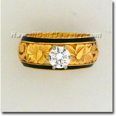 Traditional hawaiian wedding rings