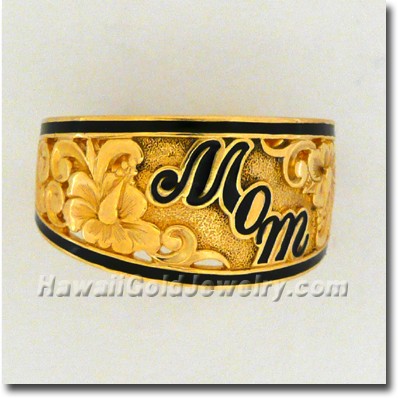 Hawaiian Mom Ring - Hawaii Gold Jewelry