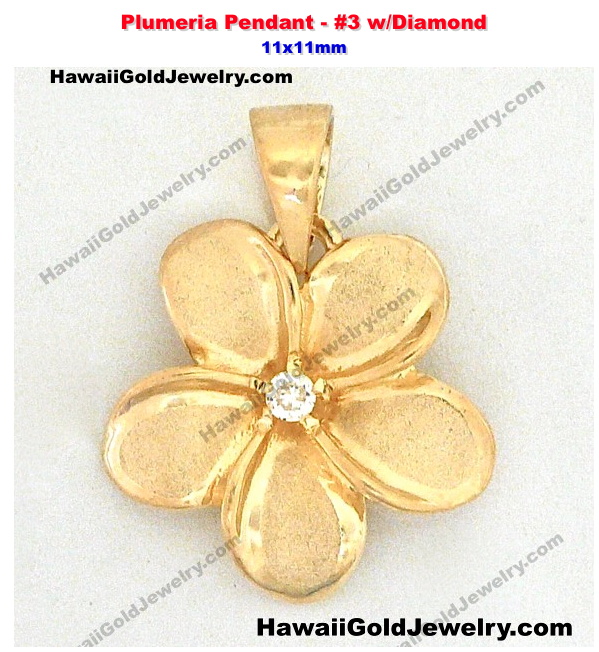 Denny Wong 5 Plumeria Necklace, 14K 2-Tone | Island Sun Jewelry Beach Haven  NJ